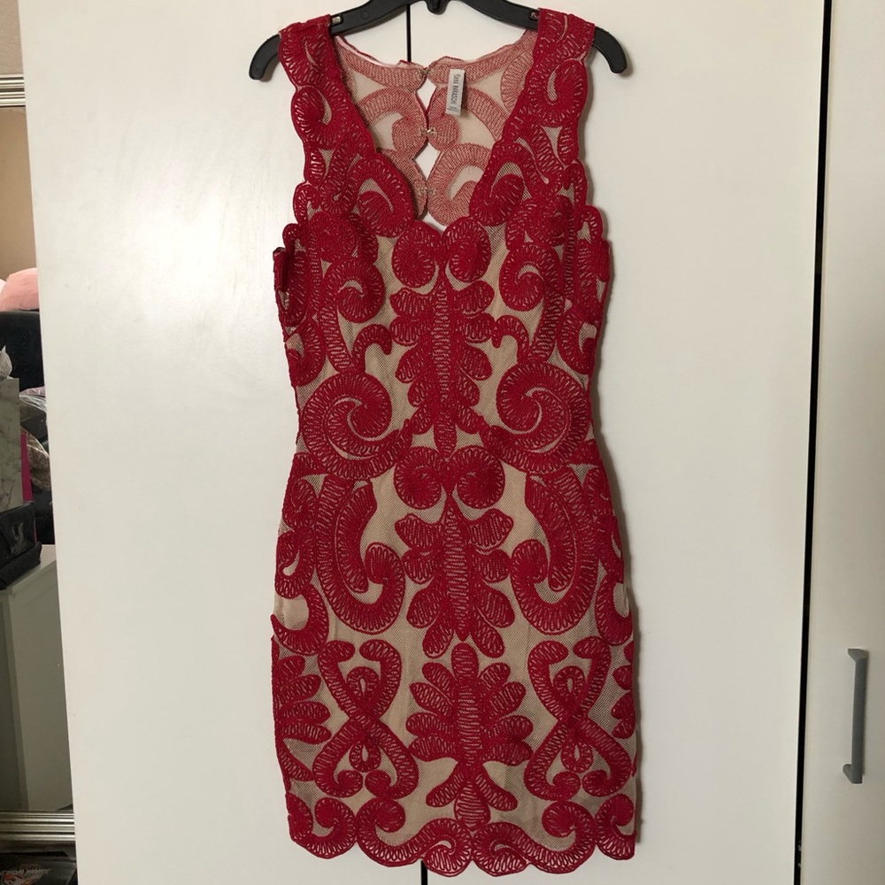 Red Lace dress